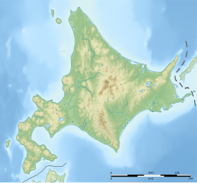 塩狩峠の位置（北海道内）