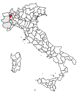 Location of Province of Biella