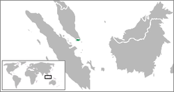 Location of Singapore