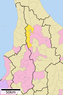 幌加内町位置図