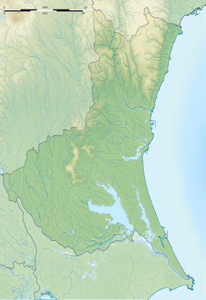 志筑藩の位置（茨城県内）