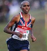 Mo Farah, Storbritannia, vart dobbeltvinnar under EM 2010.