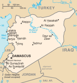 Siria - Mappa