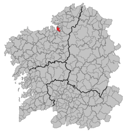 Location of Miño