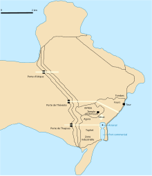 Plan de Carthage punique