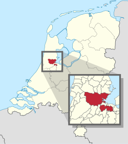 Location of Amsterdam municipality