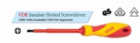 VDE Insulate Slotted Screwdriver 