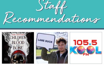 READ. WATCH. LISTEN. | Staff Recommendations