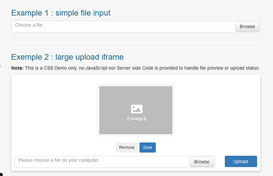 bootstrap file input style demo bootstrap file input style demo