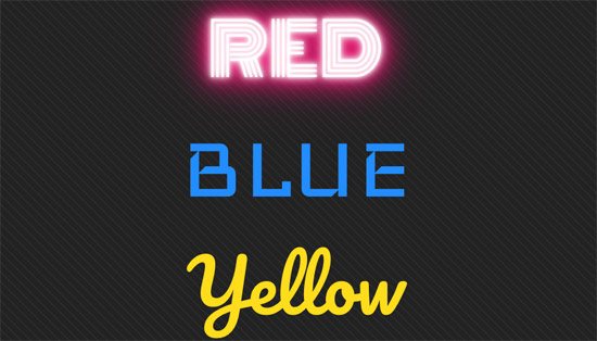 css neon glow CSS3 Neon Glow