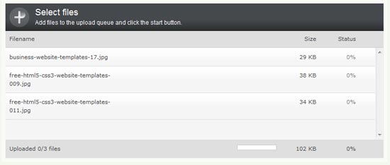 html upload file jQuery Upload Multiple Files