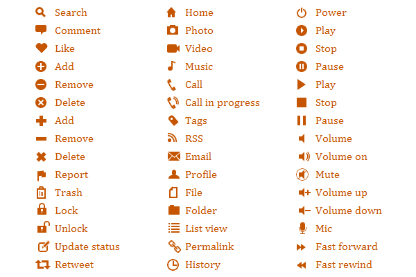 Pure CSS GUI icons Pure CSS GUI icons