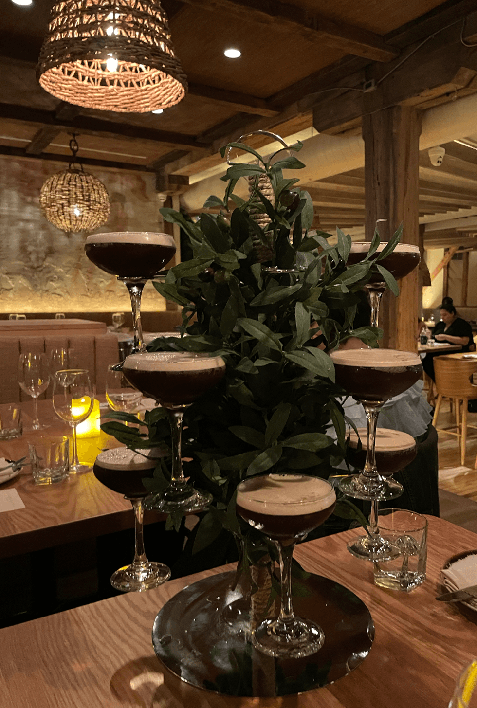 Espresso martini tree at Myth.